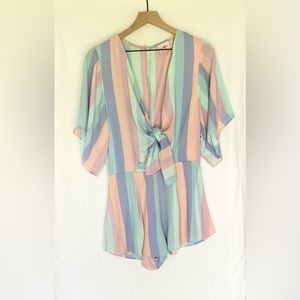 Red Dress Boutique striped romper